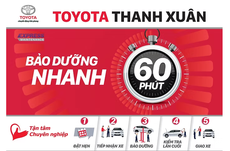 Tân trang xế xinh rinh ngay ưu đãi tại Toyota Thanh Xuân